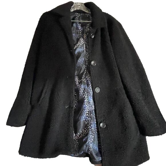 Sanctuary Jackets & Blazers - SANCTUARY | Crafted & Tailored Faux Fur‎ Jacket | Size M, women's black